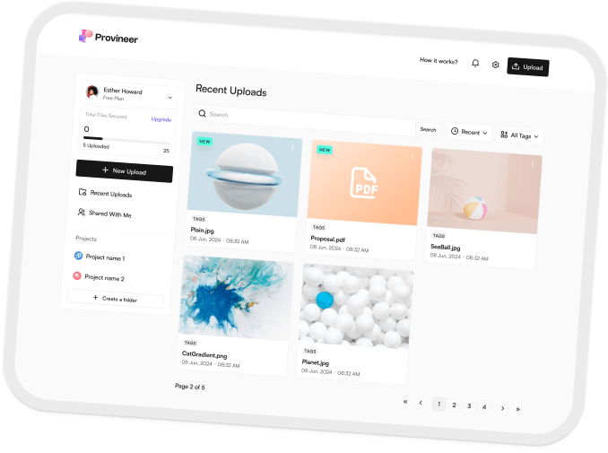 Dashboard - My Uploads Dashboard - My Uploads
